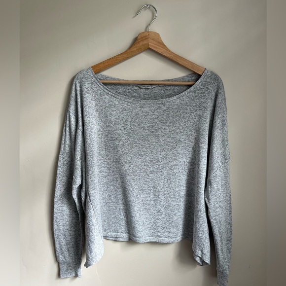 Athleta Cropped Oversized Sweater - Picture 1 of 7